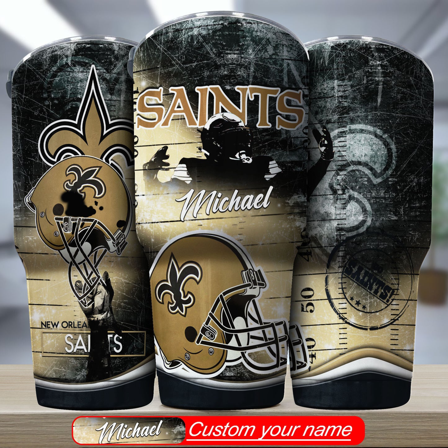 New Orleans Saints Personalized Tumbler BG331
