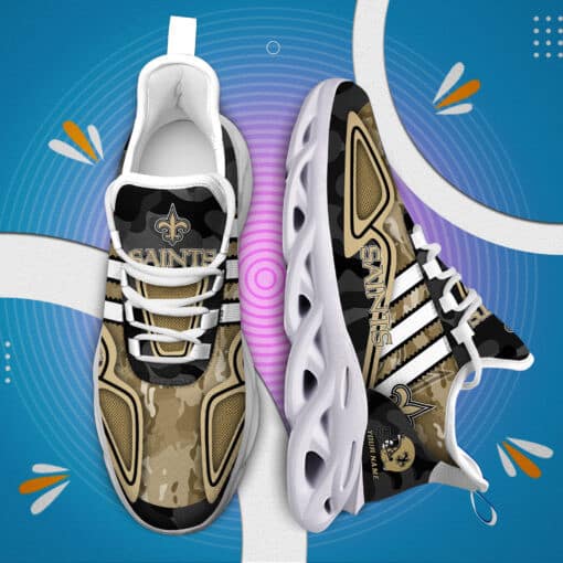 New Orleans Saints Personalized Yezy Running Sneakers BB251