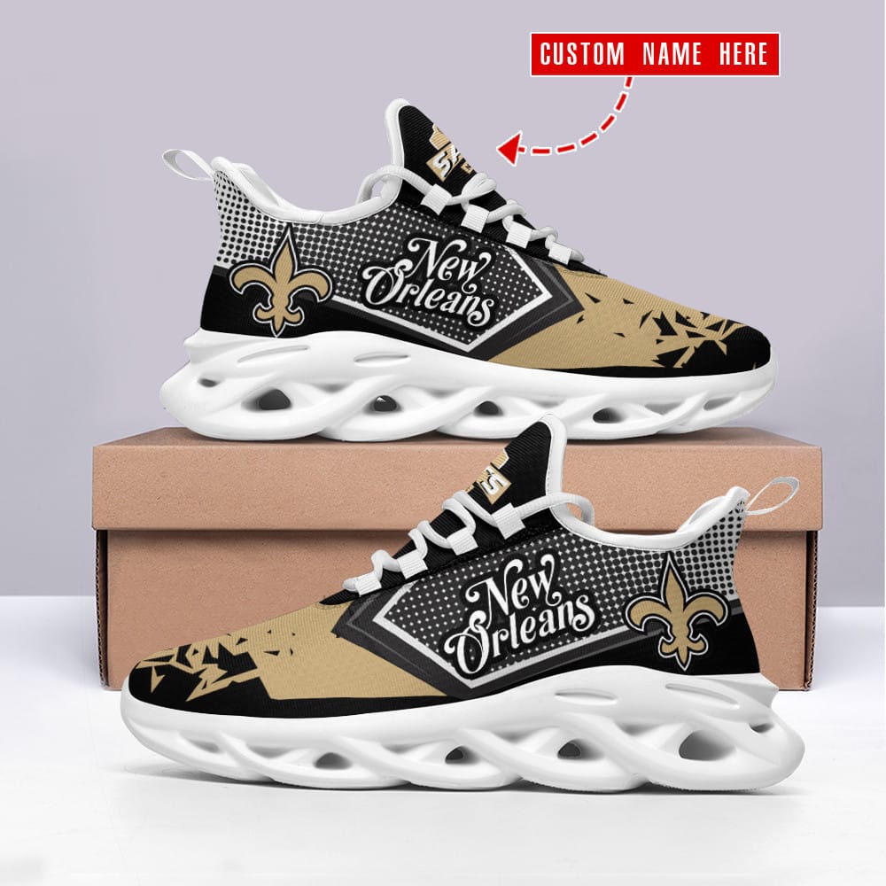 New Orleans Saints Personalized Yezy Running Sneakers BB388