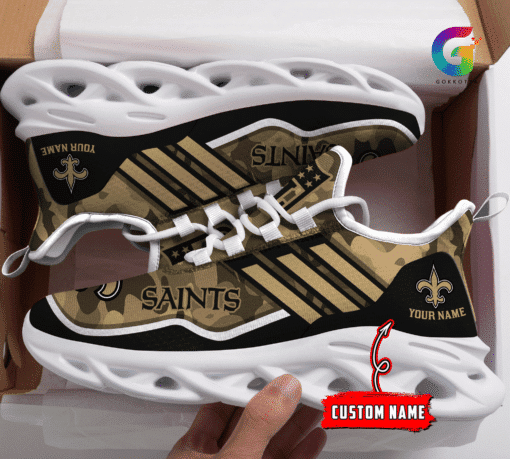 New Orleans Saints Personalized Yezy Running Sneakers BG311
