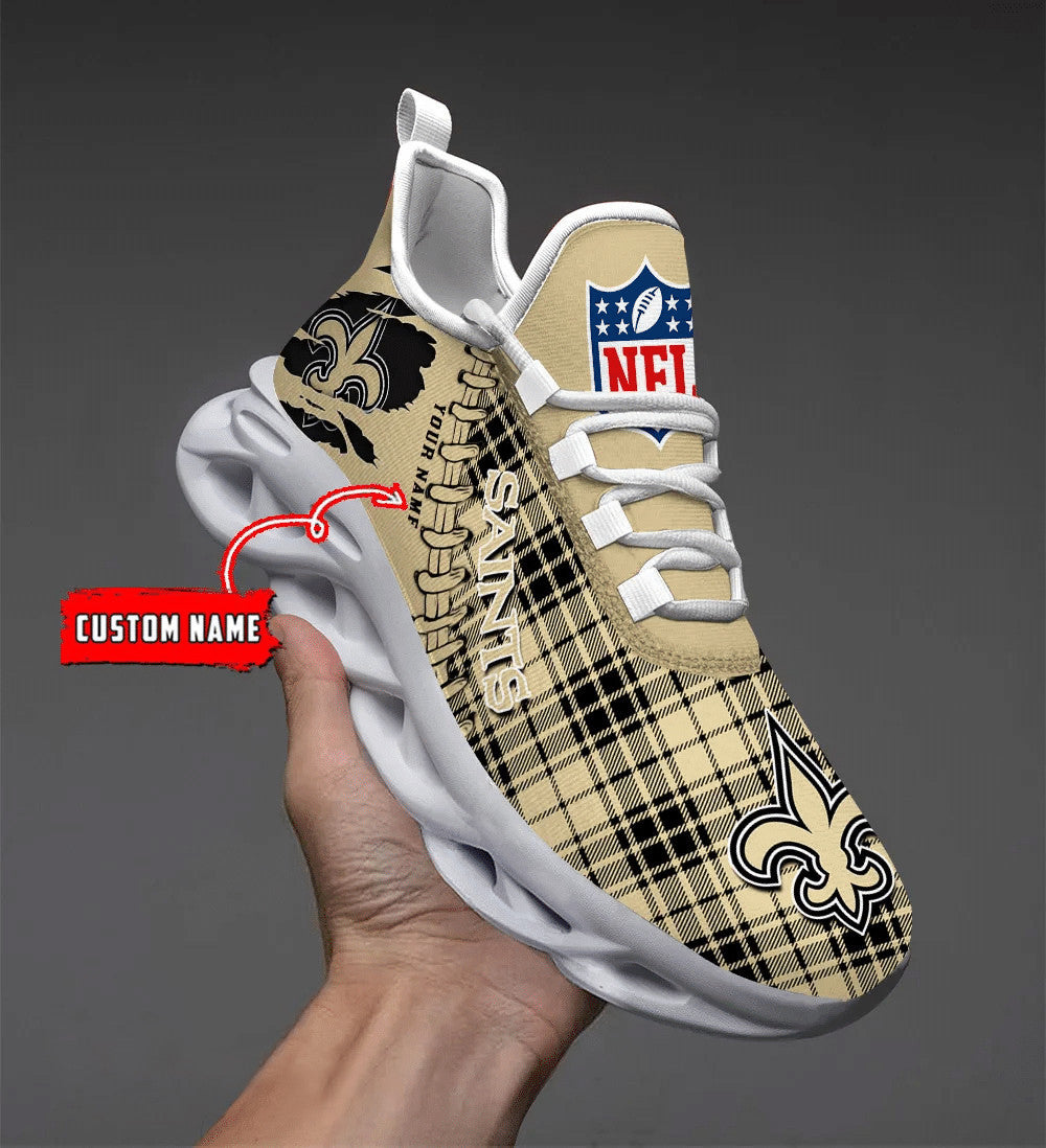 New Orleans Saints Personalized Yezy Running Sneakers SPD297