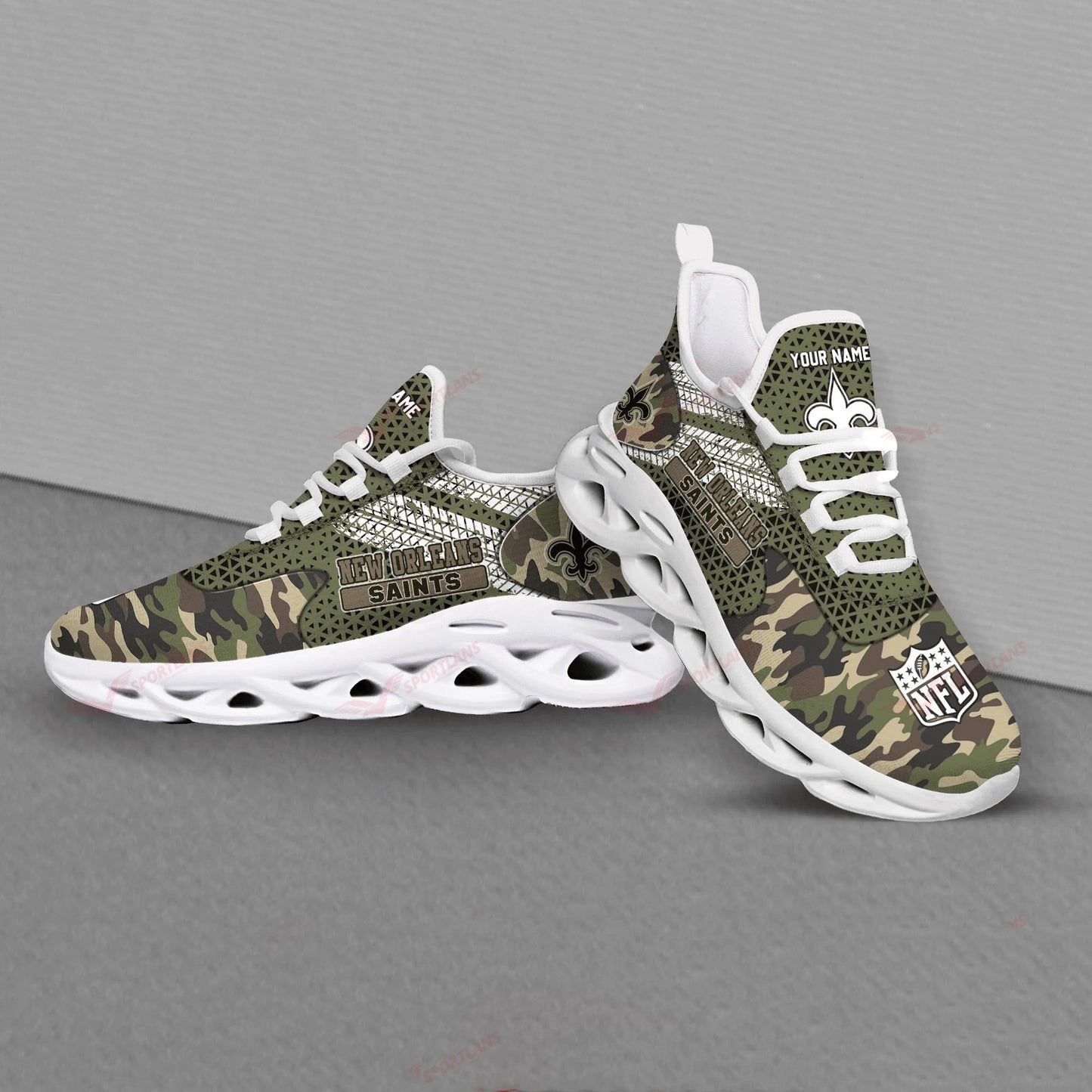 New Orleans Saints Personalized Yezy Running Sneakers SPD612