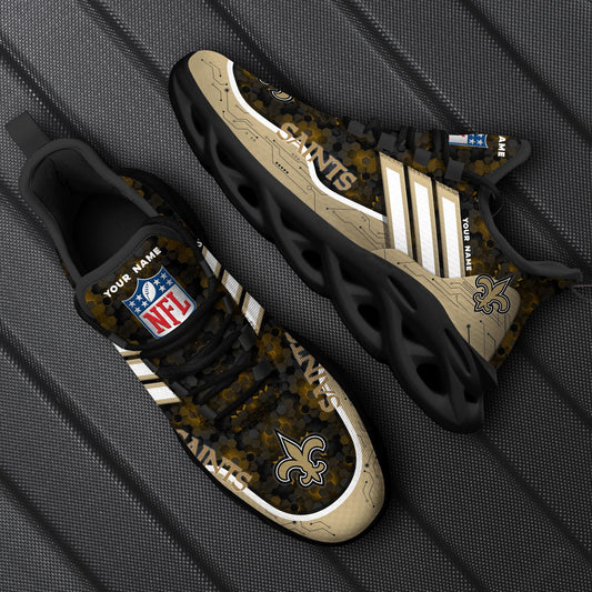 New Orleans Saints Personalized Yezy Running Sneakers SPD661