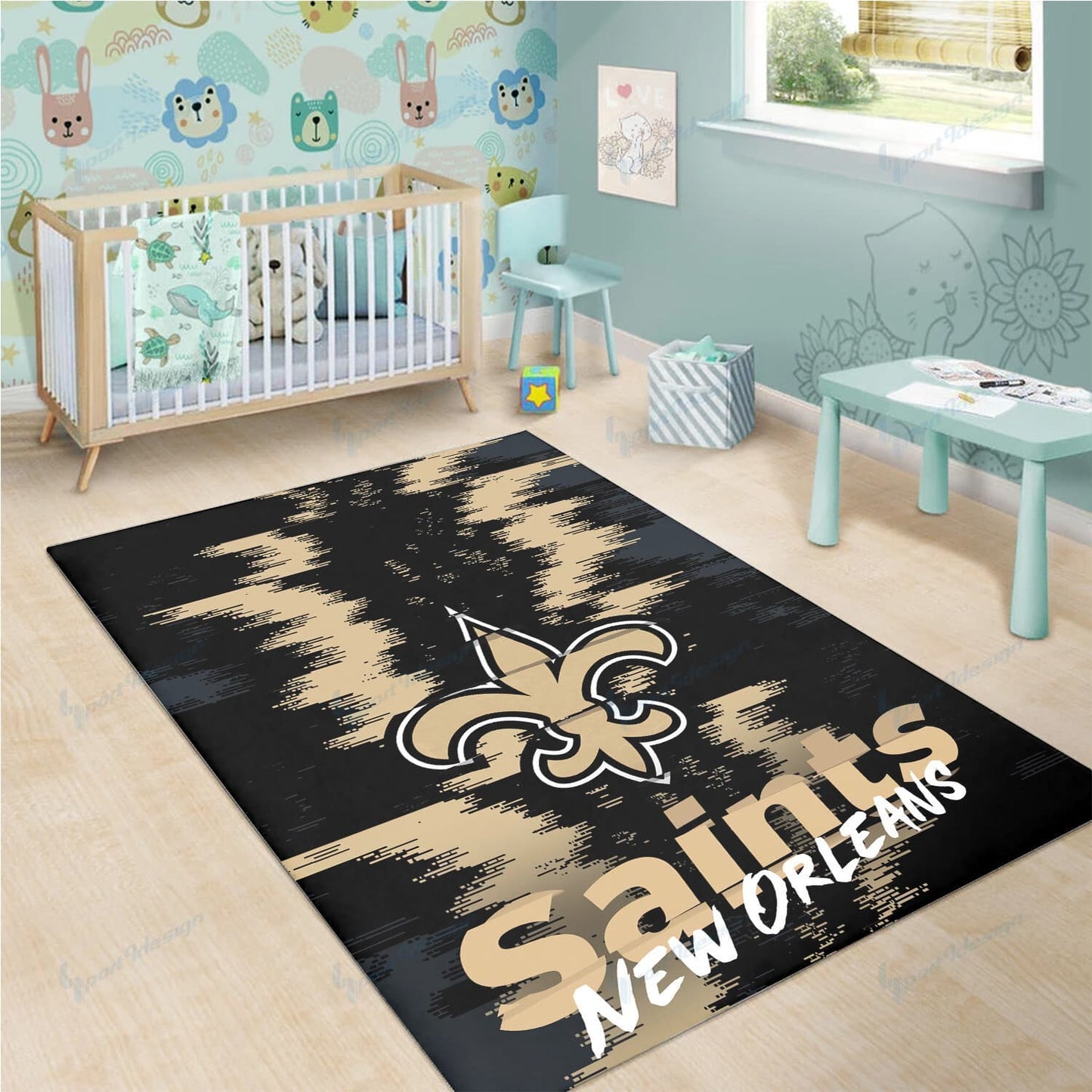 New Orleans Saints Premium Rectangle Rug 20