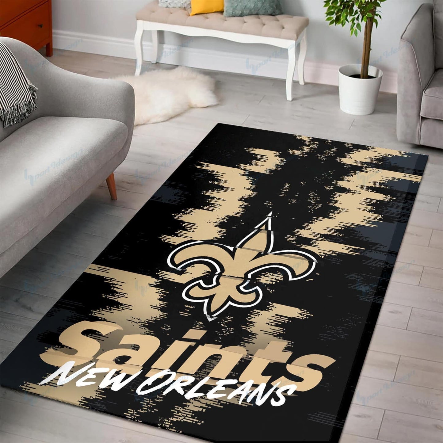 New Orleans Saints Premium Rectangle Rug 20
