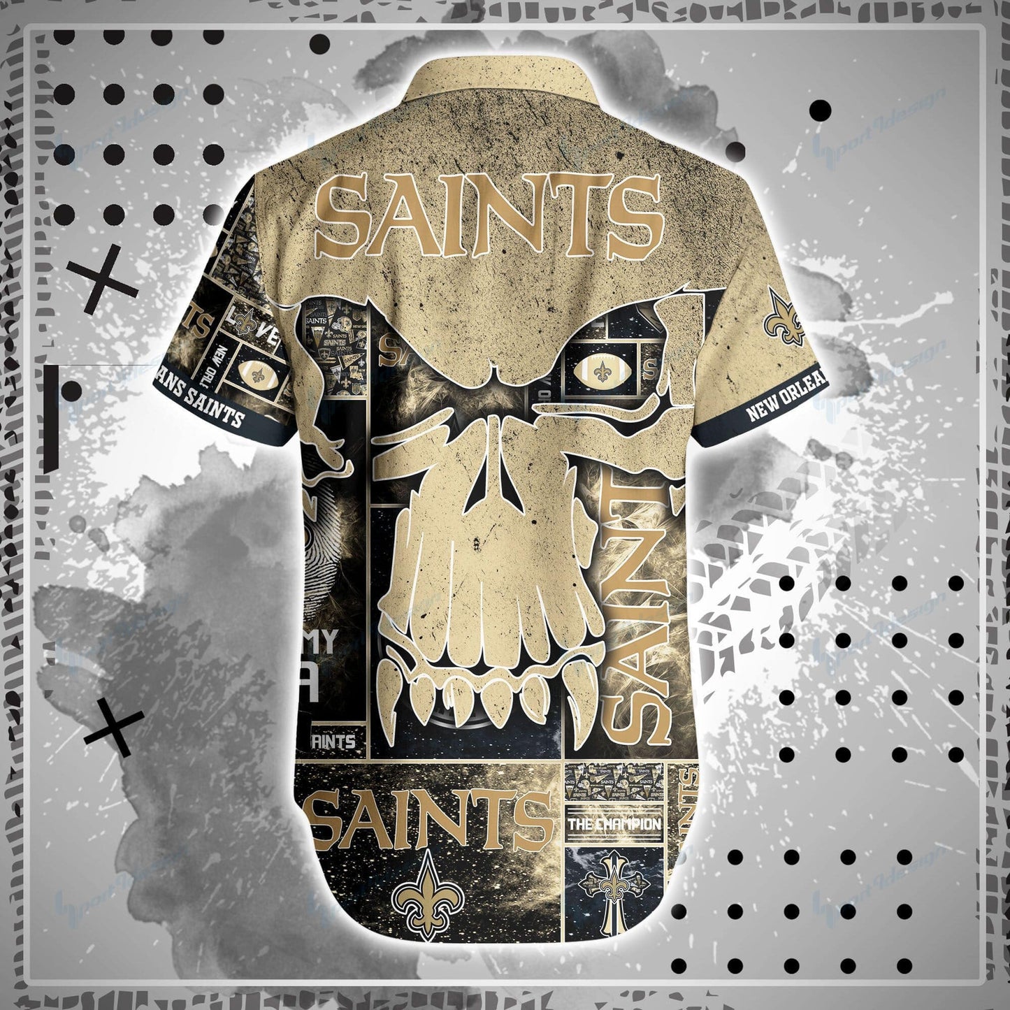 New Orleans Saints Shirt and Shorts BG100