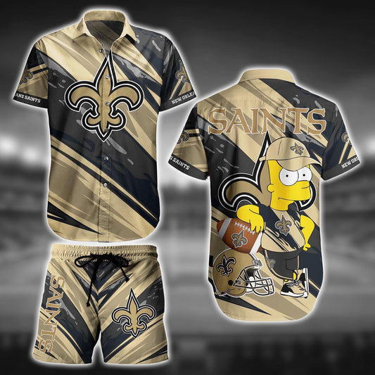 New Orleans Saints Shirt and Shorts BG210