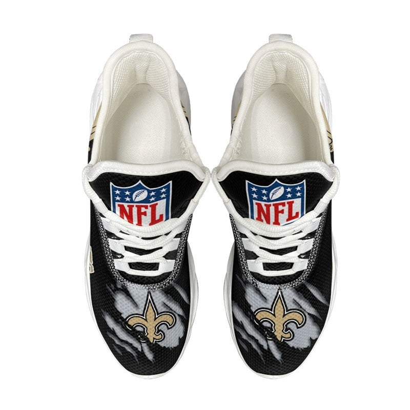 New Orleans Saints Sneakers 3D Max Soul Shoes