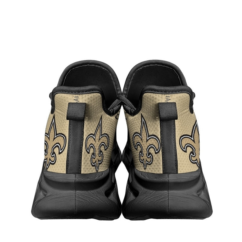 New Orleans Saints Sneakers 3D Max Soul Shoes