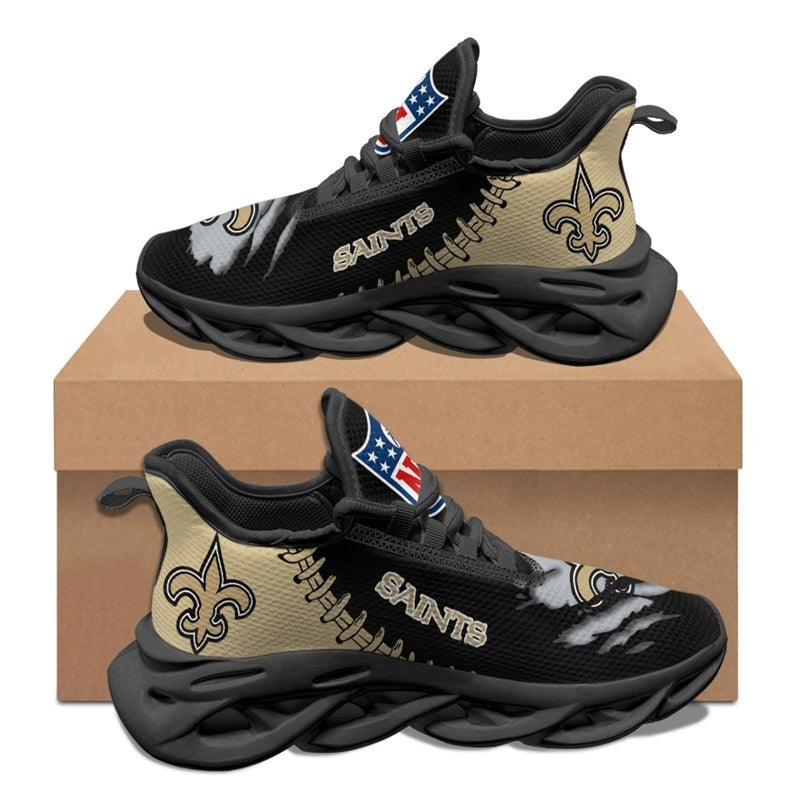 New Orleans Saints Sneakers 3D Max Soul Shoes