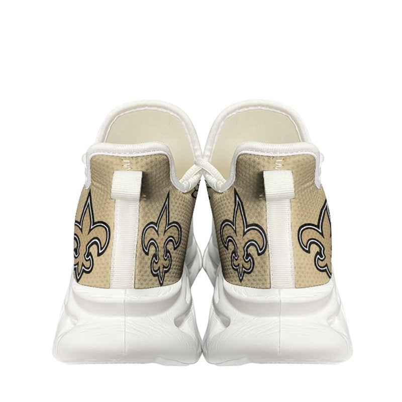 New Orleans Saints Sneakers 3D Max Soul Shoes