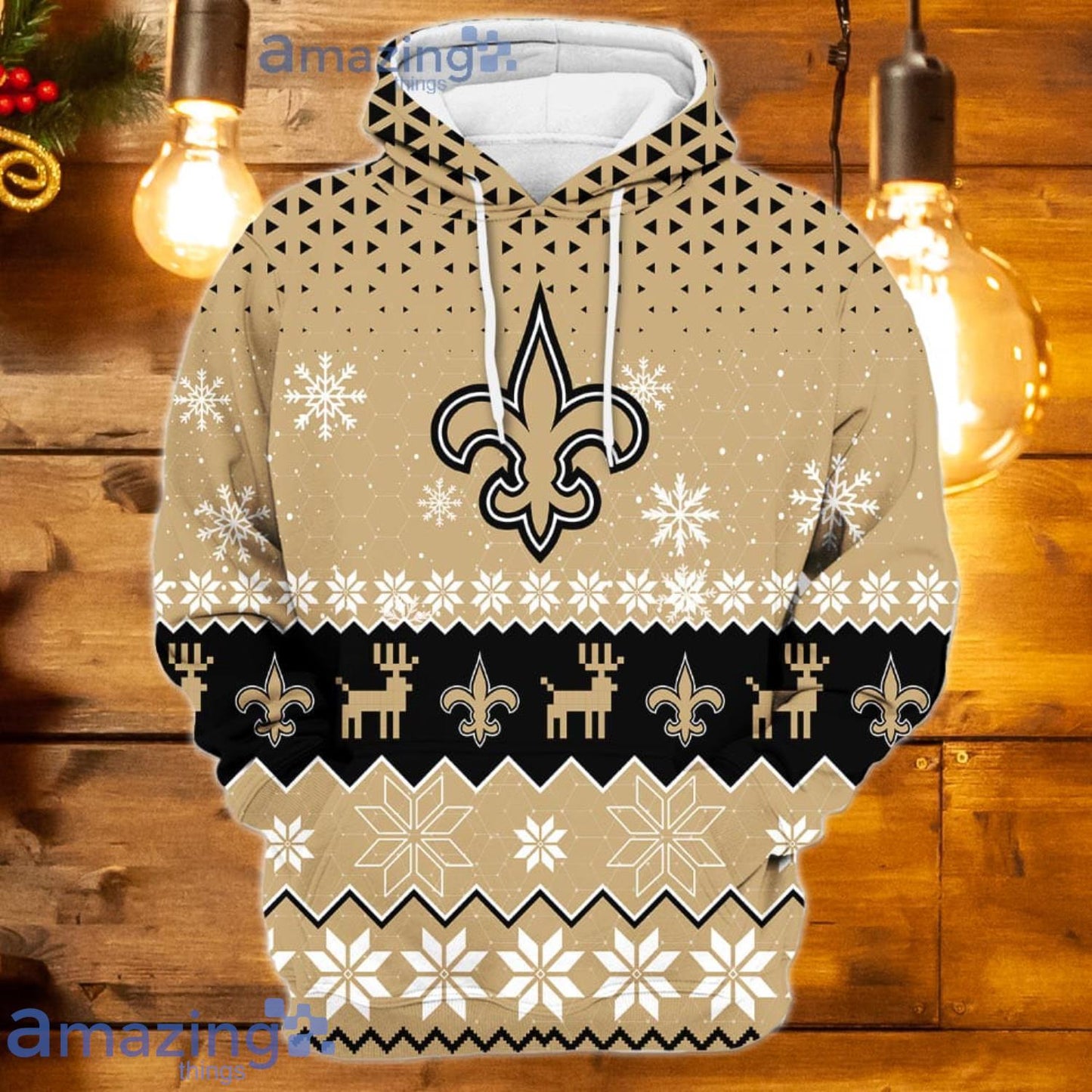 New Orleans Saints Christmas Hoodie BBHD872