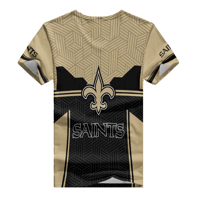 New Orleans Saints Summer V-neck Women T-shirt BG324