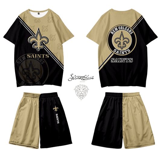 New Orleans Saints T-shirt and Shorts BG141