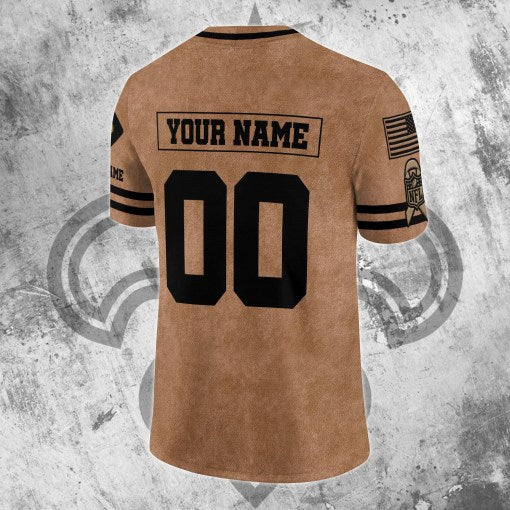 New Orleans Saints Personalized V-neck Football Jersey Sport Gifts For Fan AZCVFJ087