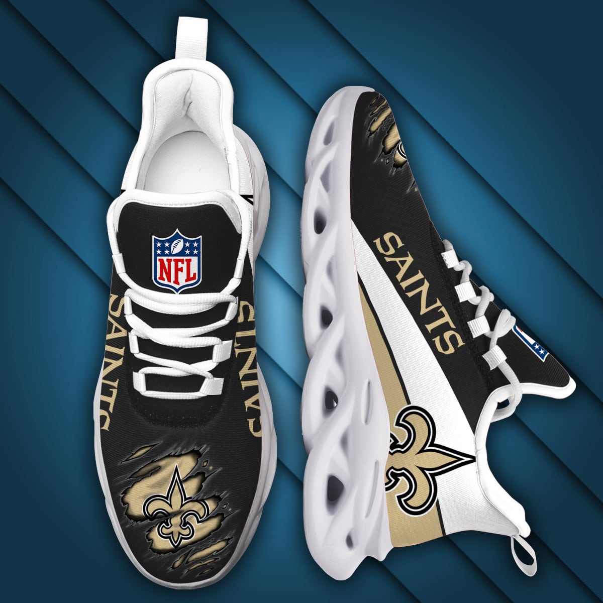 New Orleans Saints Yezy Running Sneakers 911