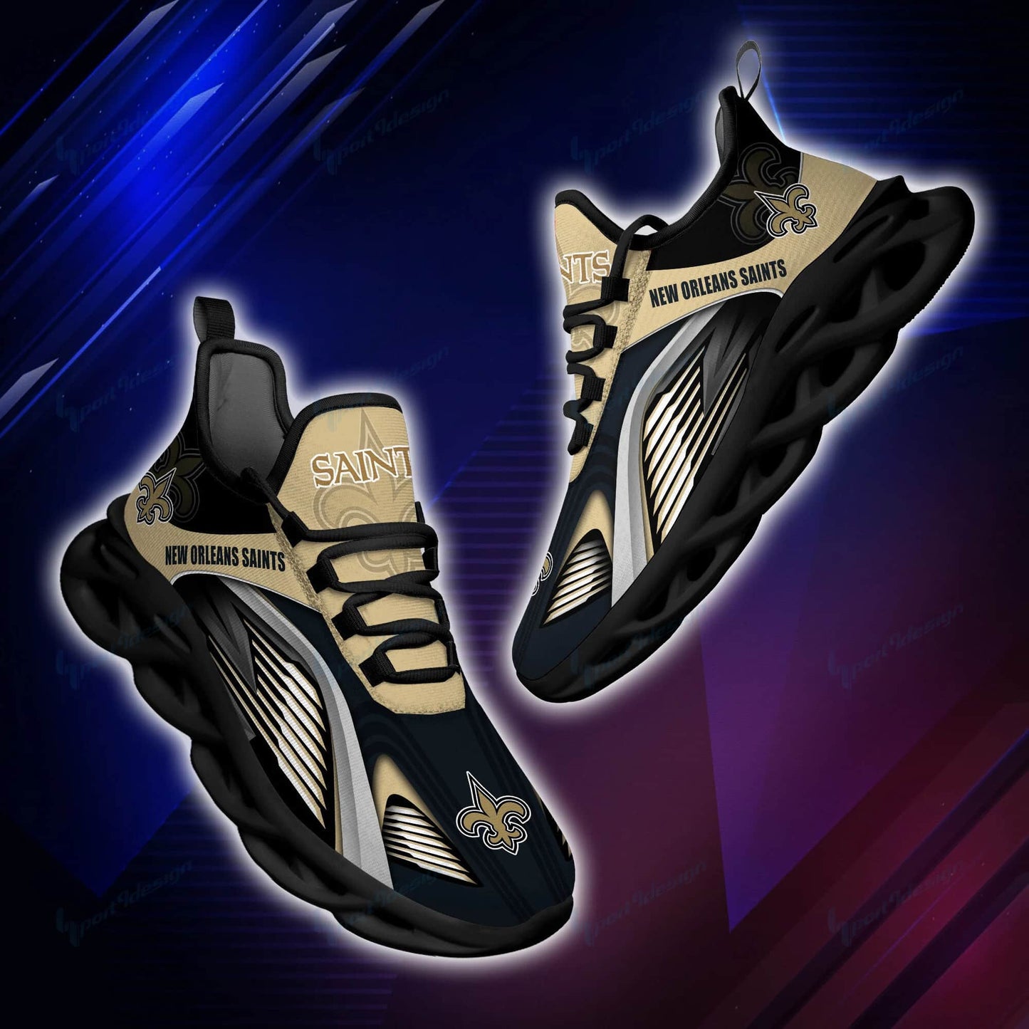New Orleans Saints Yezy Running Sneakers BB967