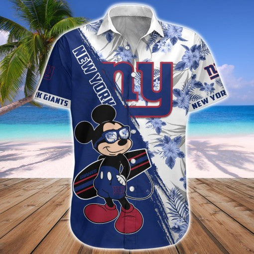 New York Giants Button Shirt BG810