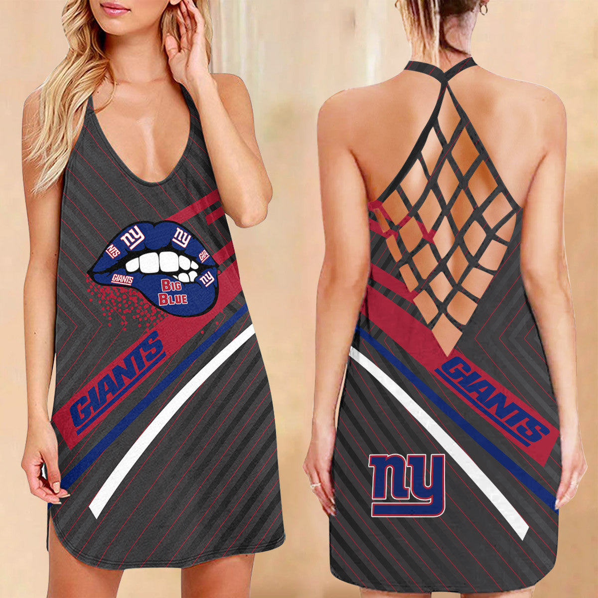 New York Giants Criss-Cross Dress 02