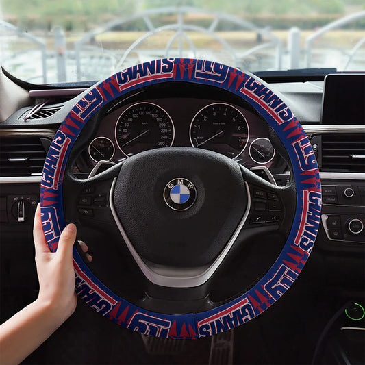 New York Giants Custom 3D Steering Wheel Cover 54