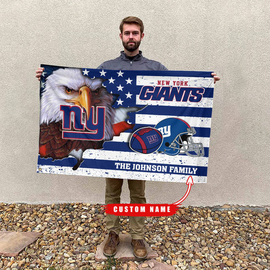 New York Giants-Flag-Custom Name