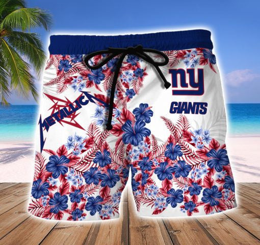 New York Giants Hawaii Shirt & Shorts BG346