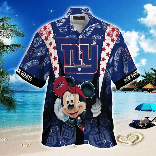 New York Giants Hawaiian Shirt BG425