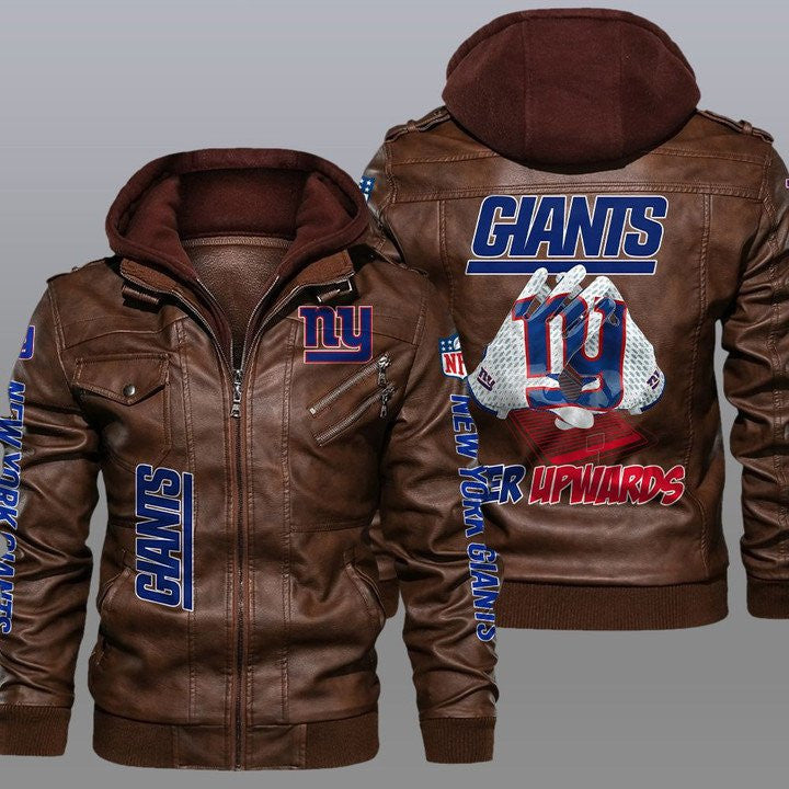 New York Giants Leather Jacket 24