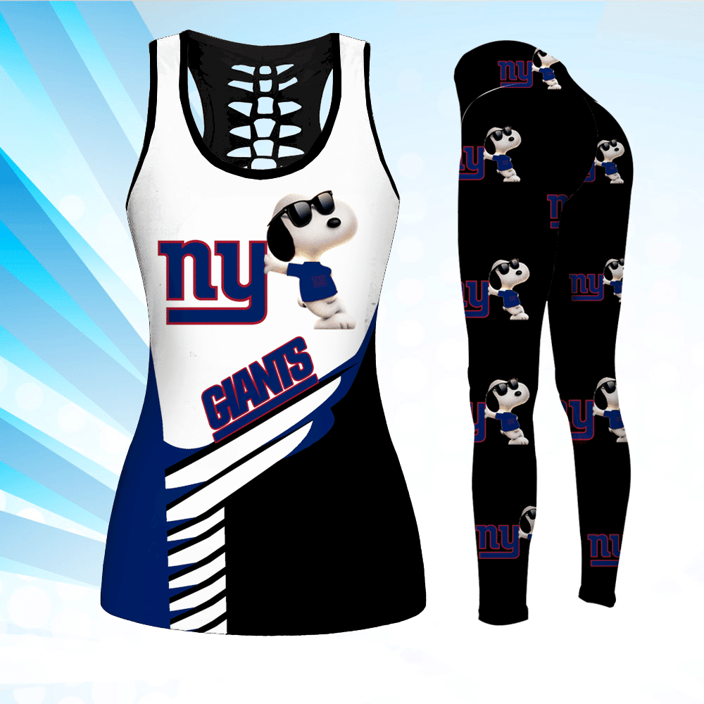 New York Giants Leggings And Tank Top BG148