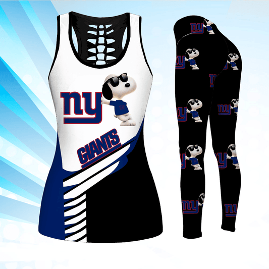 New York Giants Leggings And Tank Top BG148