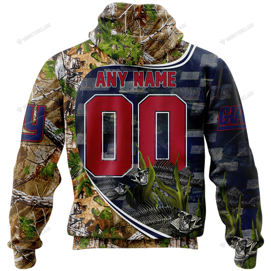 New York Giants Limited Edition All Over Print Hoodie Sweatshirt Zip Hoodie T shirt Unisex 953