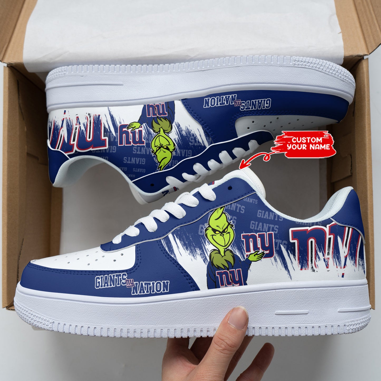 New York Giants Personalized AF1 Shoes BG256