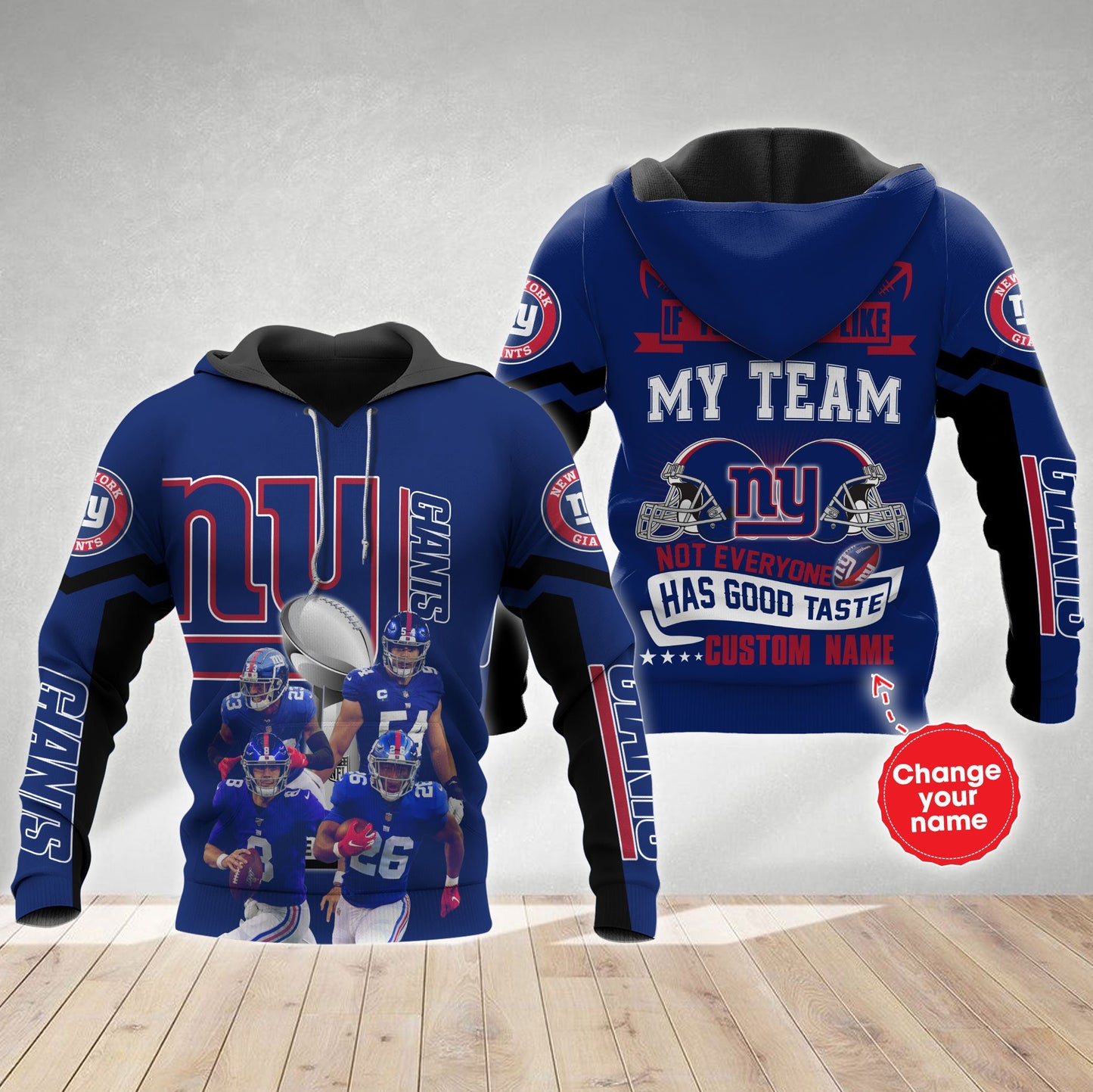 New York Giants Personalized All Over Printed 636