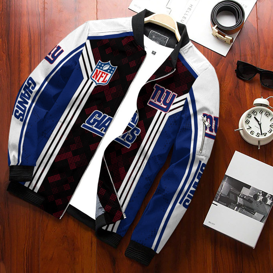 New York Giants Personalized Bomber Jacket BG604