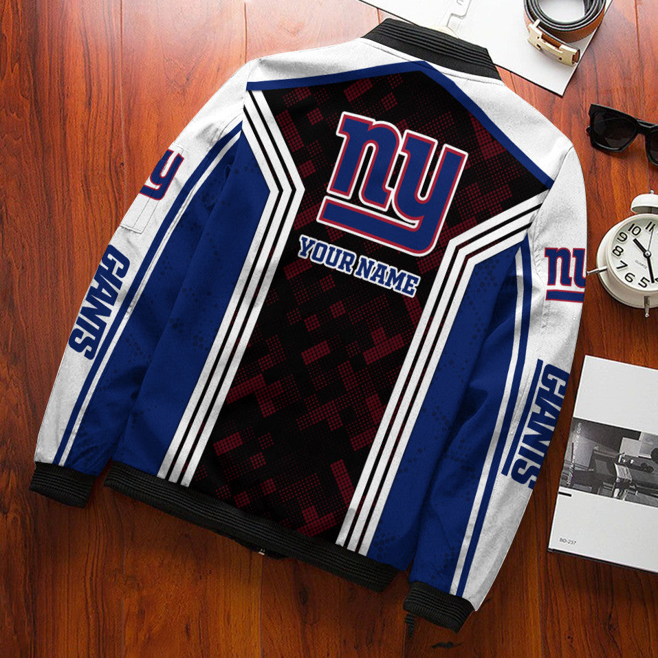 New York Giants Personalized Bomber Jacket BG604