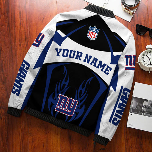 New York Giants Personalized Bomber Jacket BG666