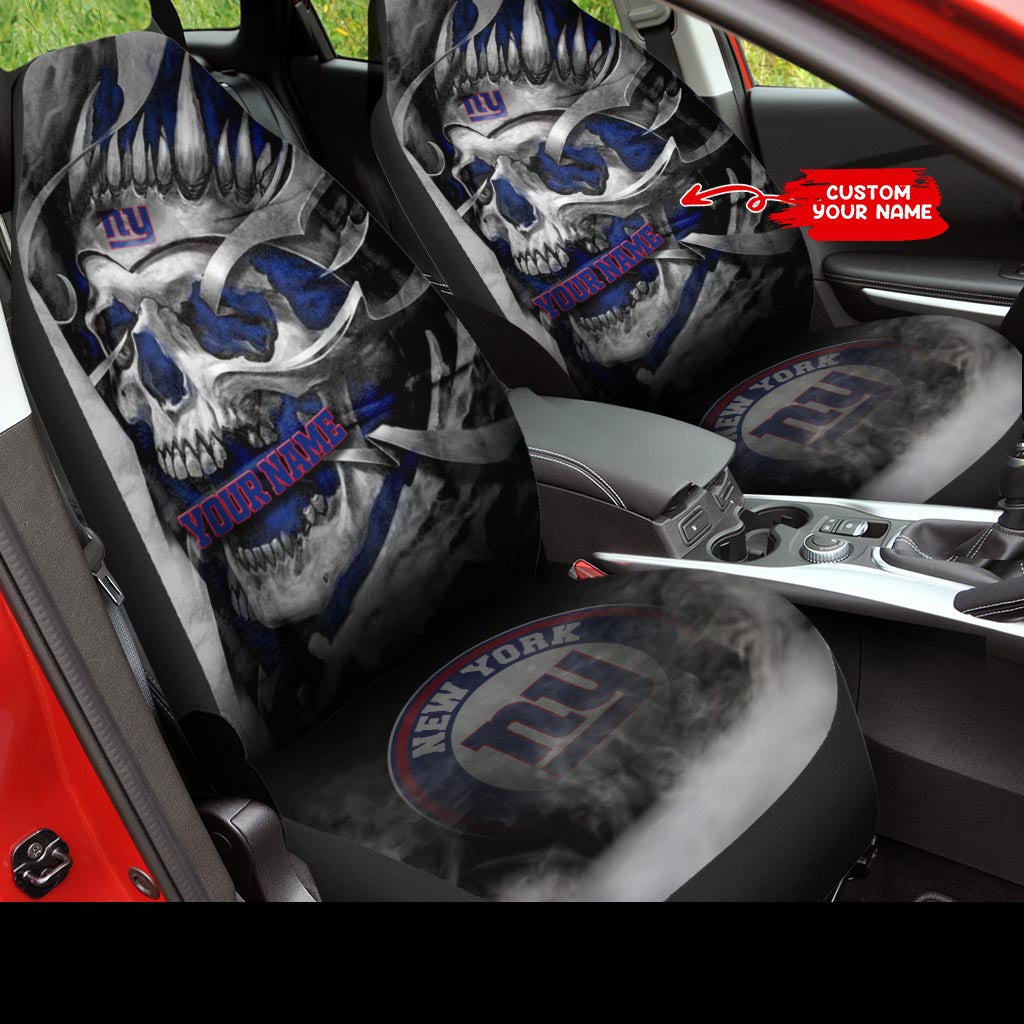 New York Giants Personalized Car Seat Covers BG154