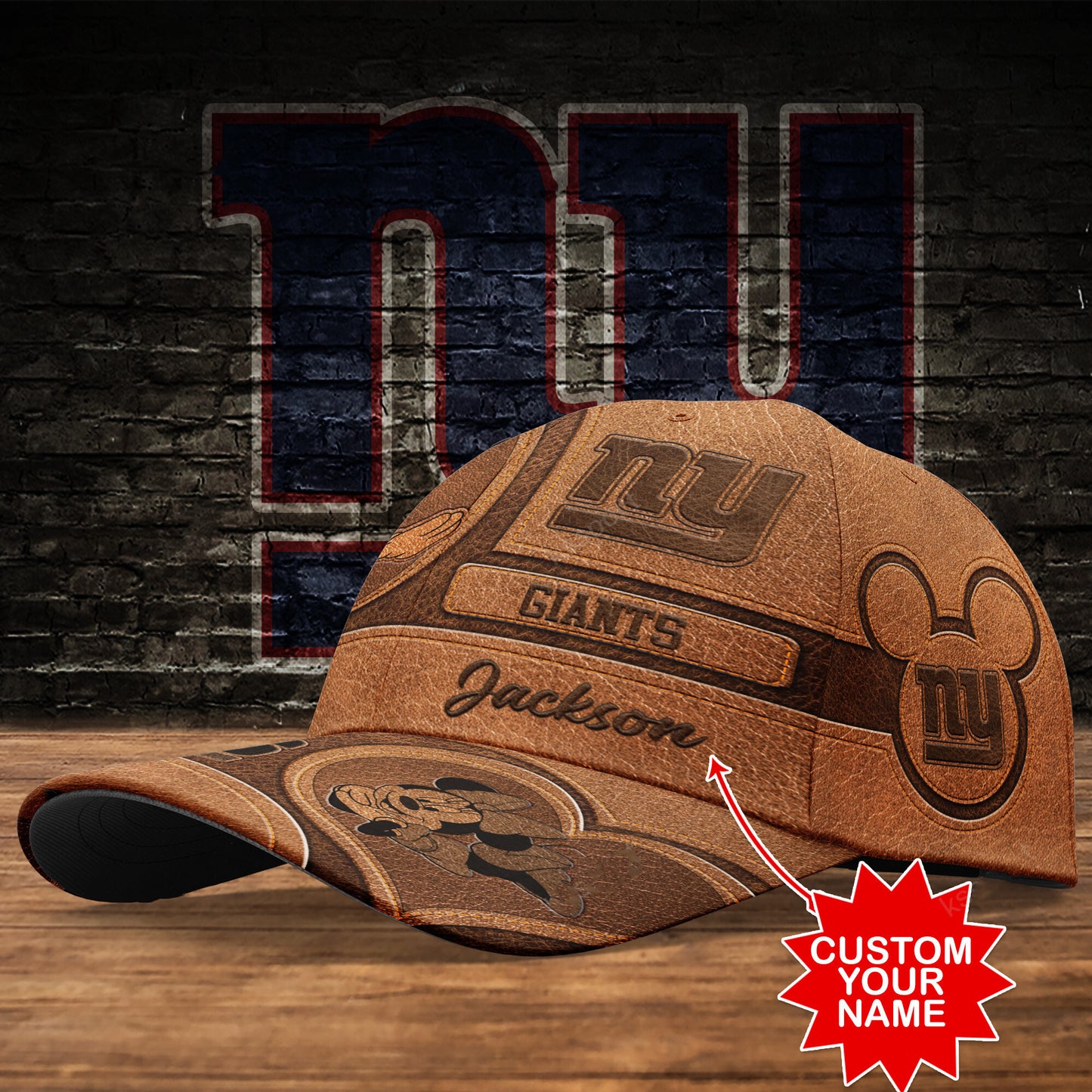 New York Giants Personalized Classic Cap BB504