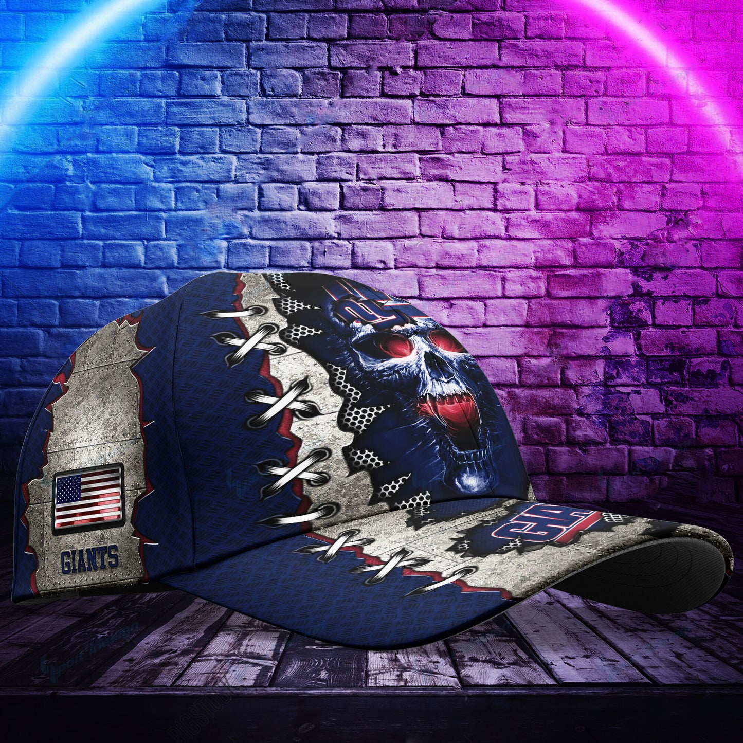New York Giants Personalized Classic Cap BG496
