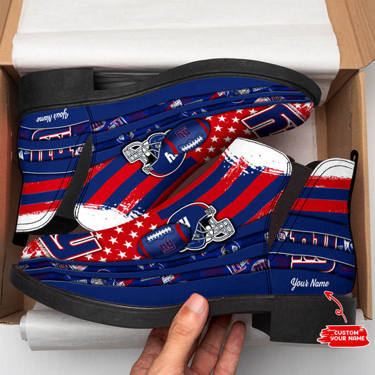 New York Giants Personalized Comfort & Fashion Short Boots BG78