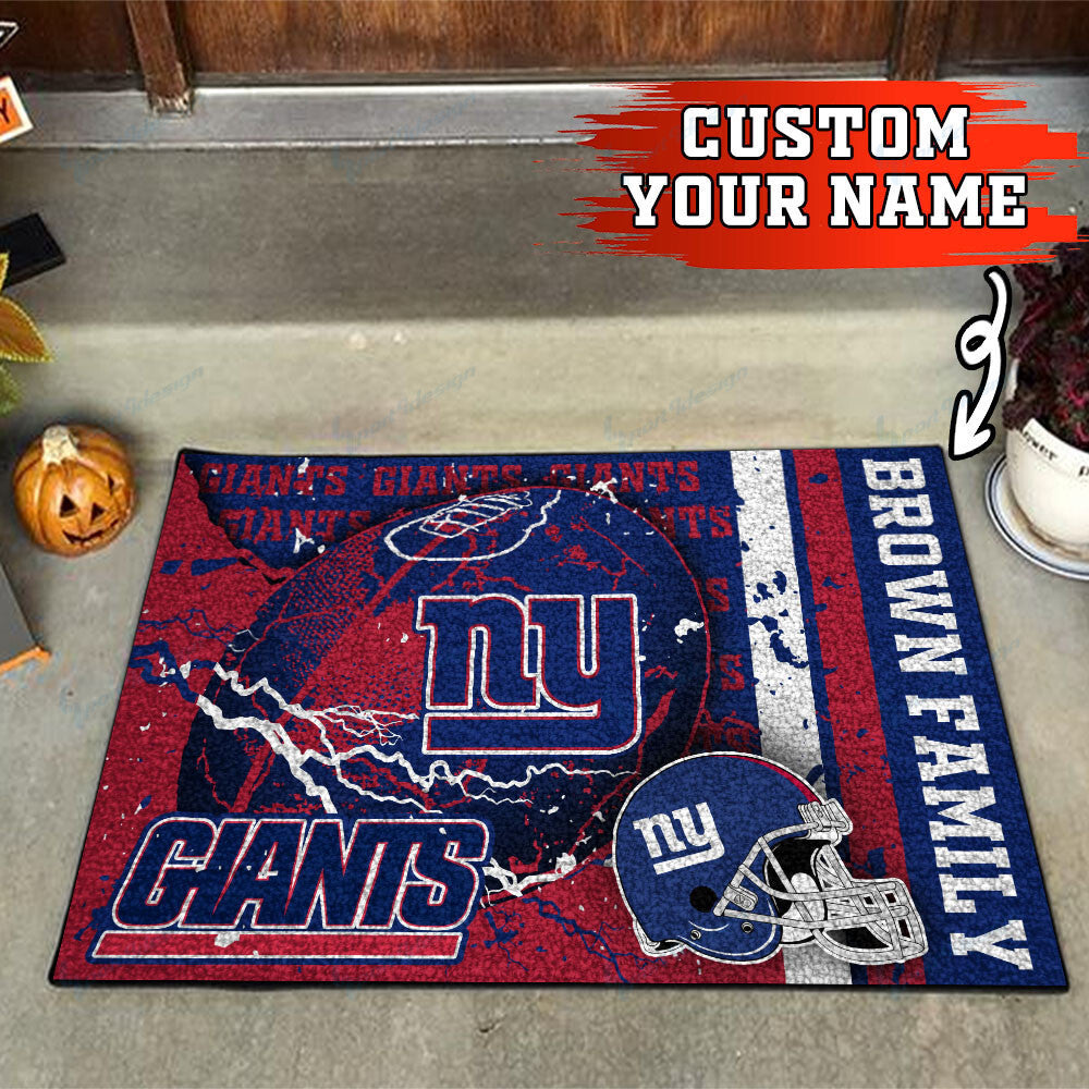 New York Giants Personalized Doormat BG22
