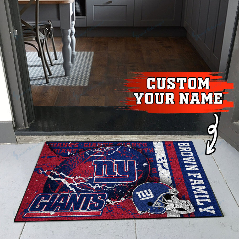 New York Giants Personalized Doormat BG22