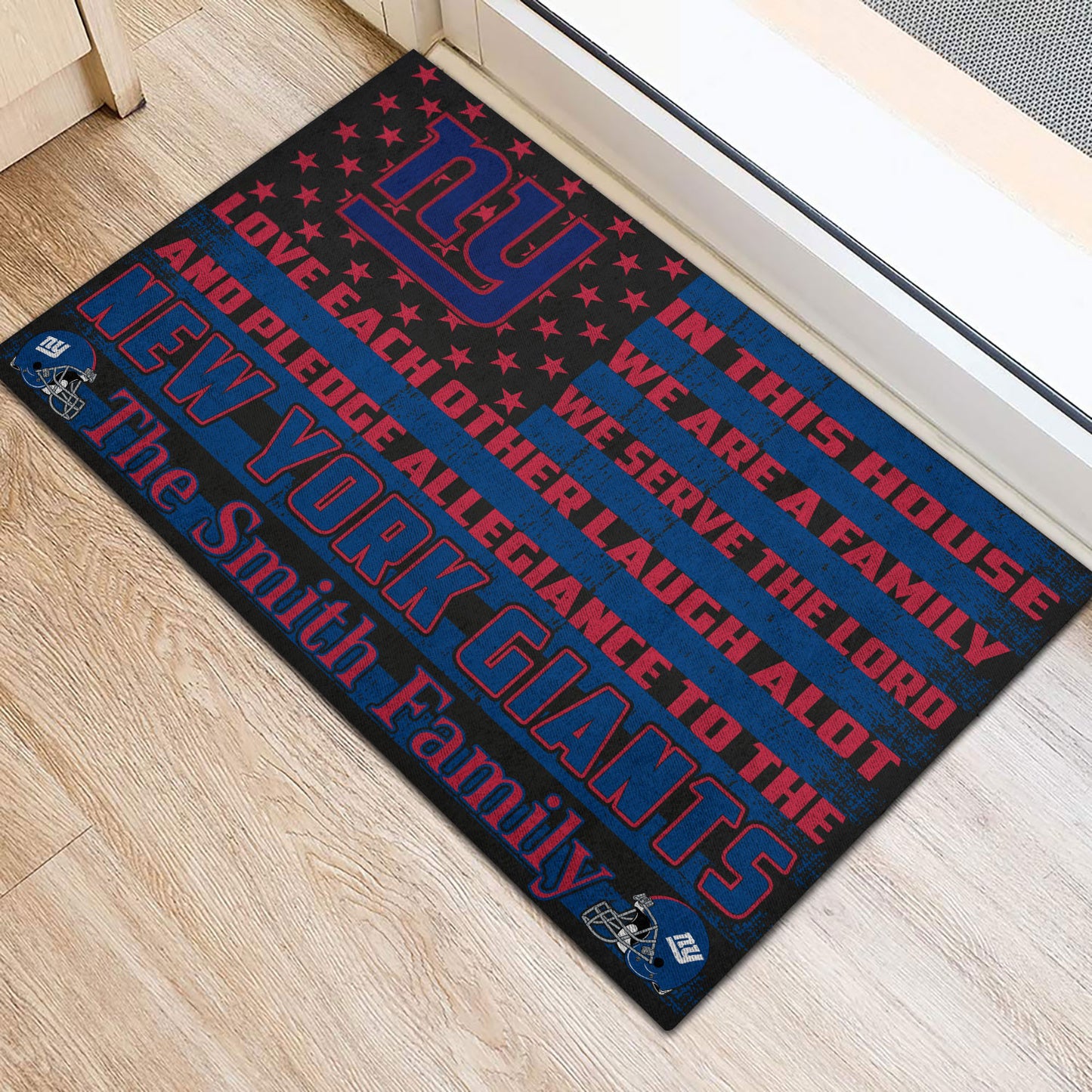 New York Giants Personalized Doormat BG307