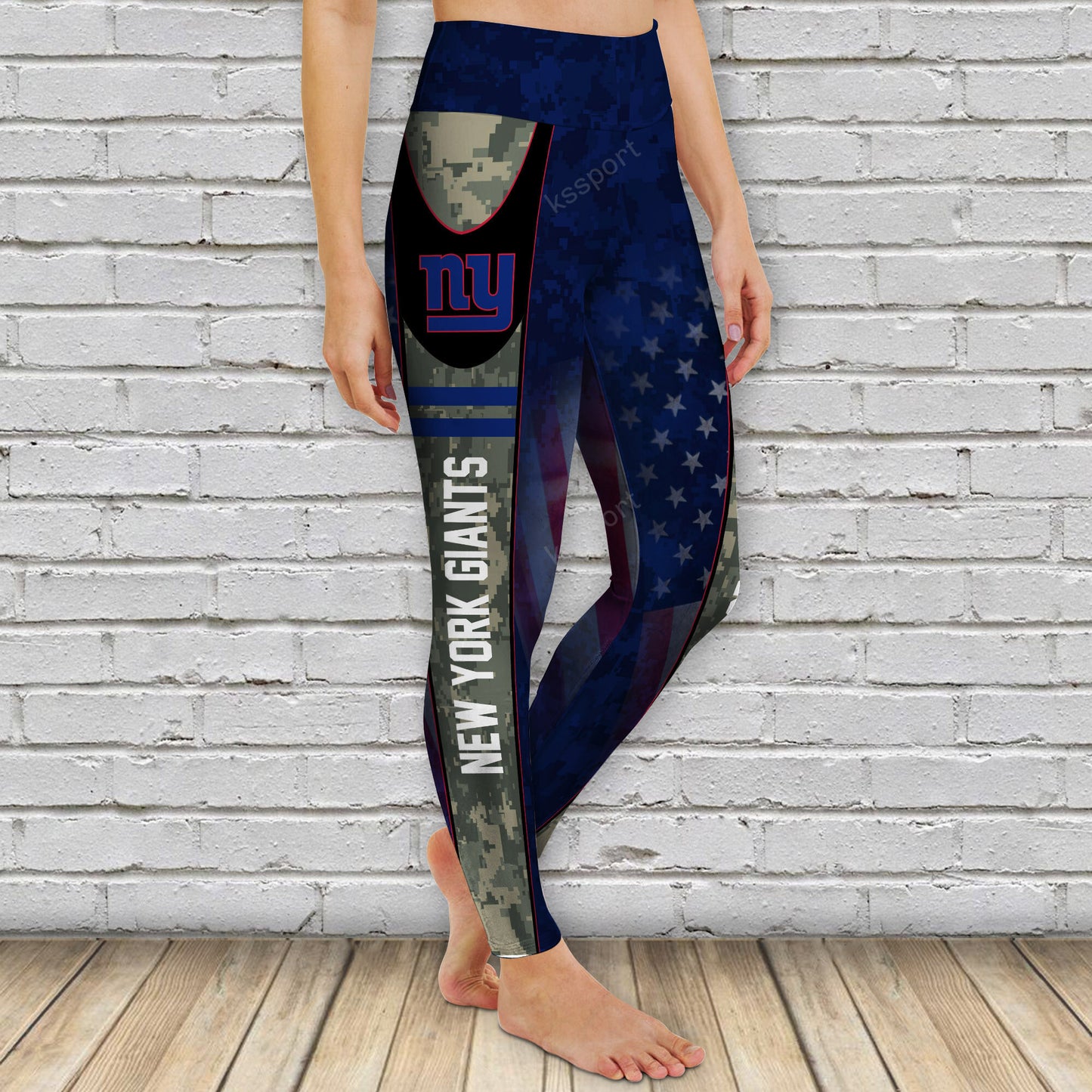 New York Giants Personalized Leggings And Hoodie BG84