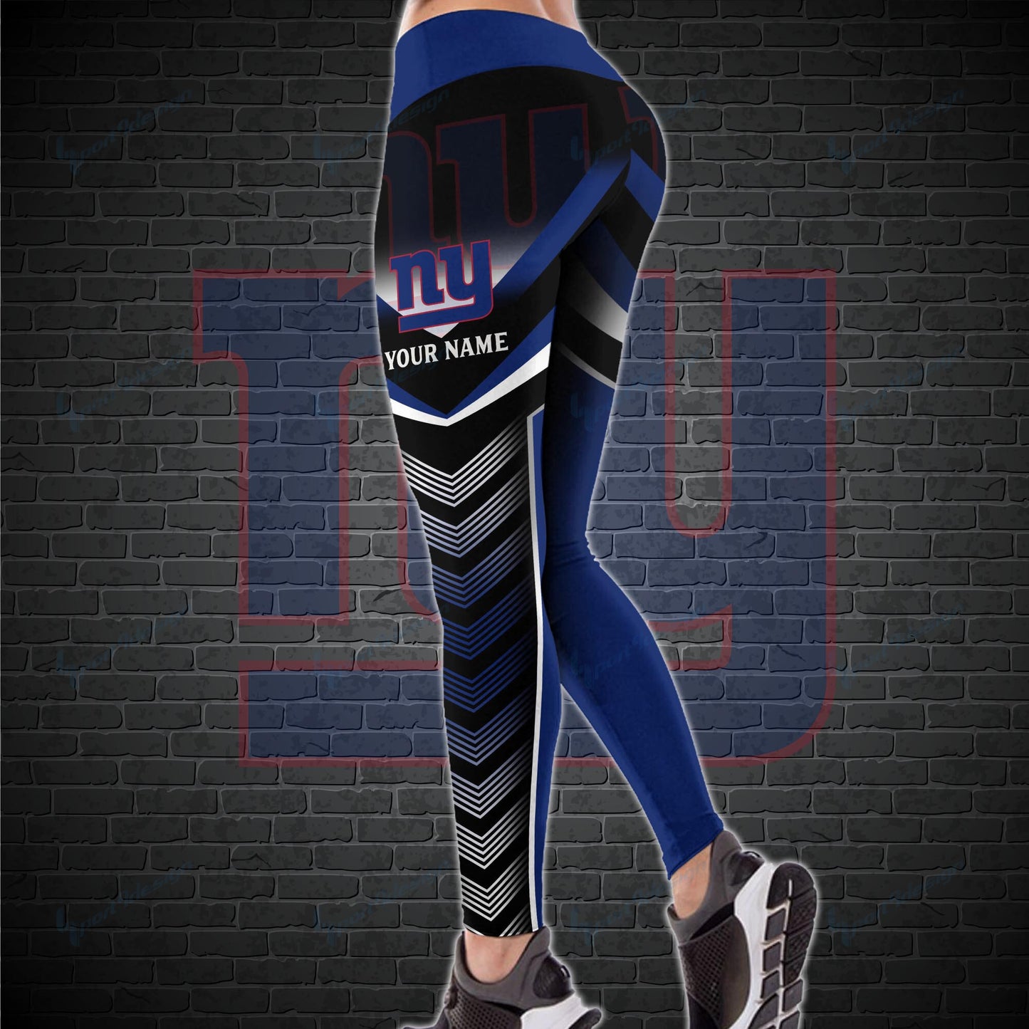 New York Giants Personalized Leggings And Tank Top BG22