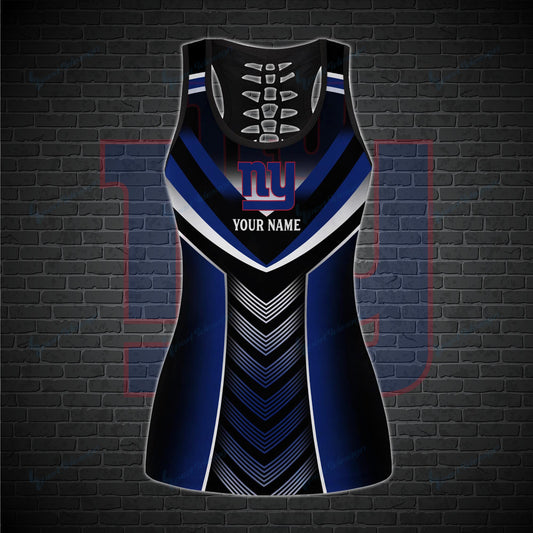 New York Giants Personalized Leggings And Tank Top BG22