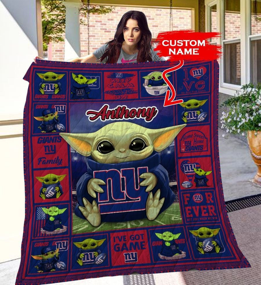New York Giants Personalized Premium Quilt BG26