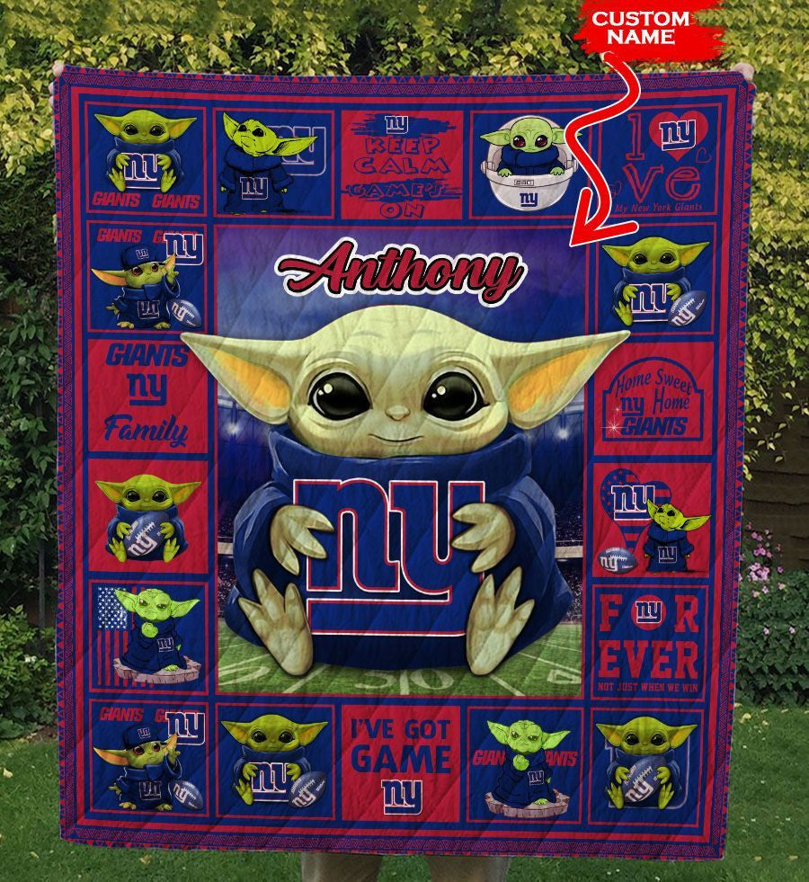 New York Giants Personalized Premium Quilt BG26