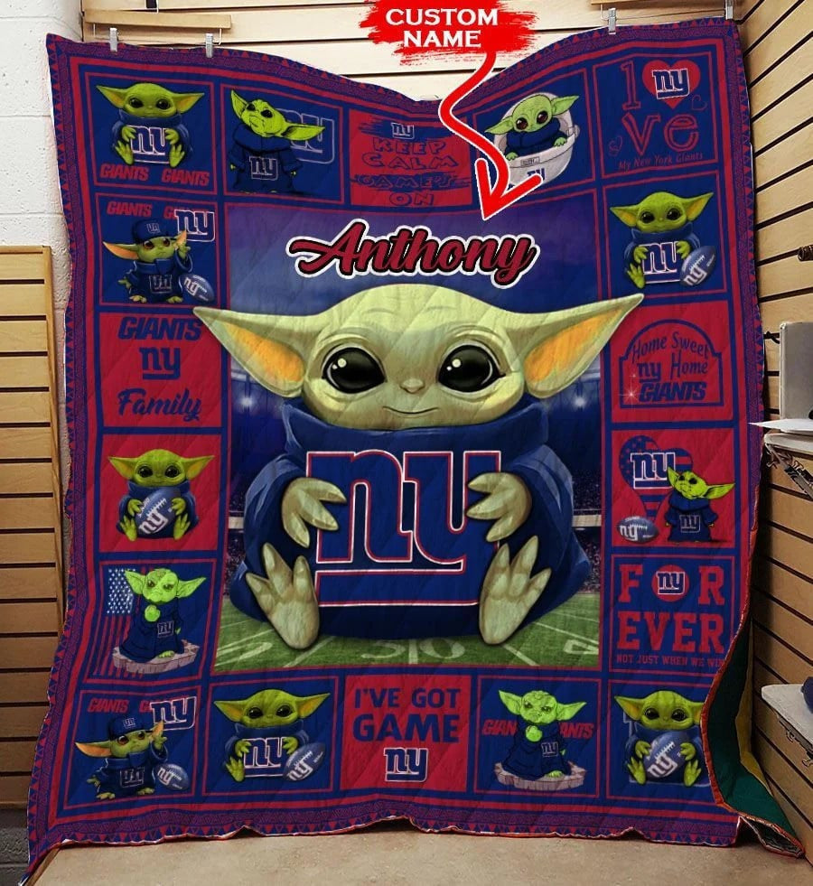 New York Giants Personalized Premium Quilt BG26