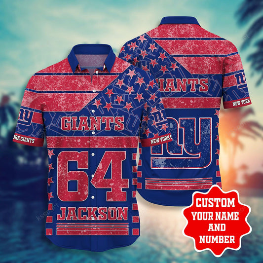 New York Giants Personalized Shirt and Shorts BG241